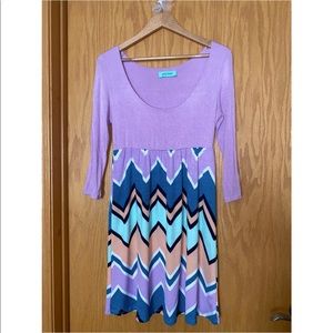Chevron boutique dress